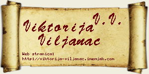 Viktorija Viljanac vizit kartica